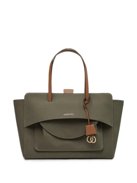 HIDESINS Super Flap logo-lettering handbag
