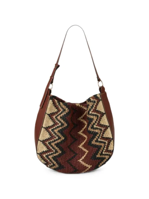 Ba&Sh Arya zigzag-pattern shoulder bag