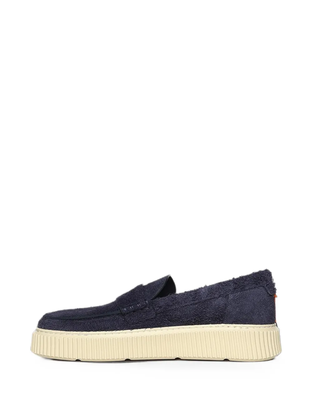 Baracuta Loafers met plateauzool en textuur Blauw