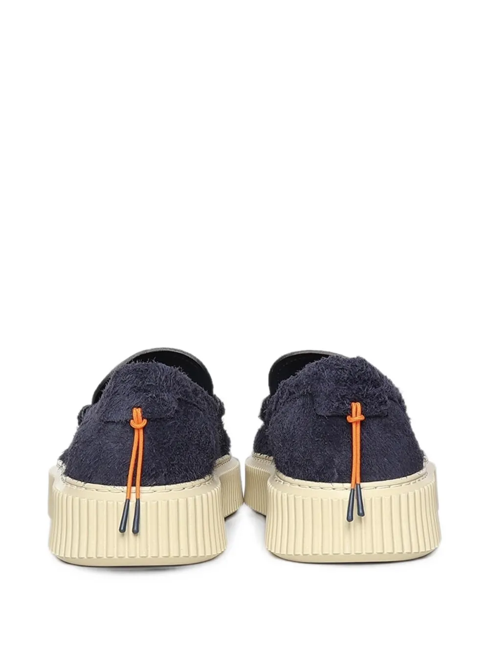 Baracuta Loafers met plateauzool en textuur Blauw