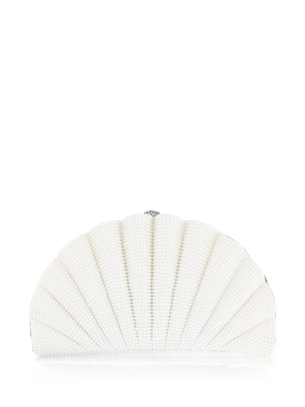 Judith Leiber Clutch Origami con cristalli - Bianco