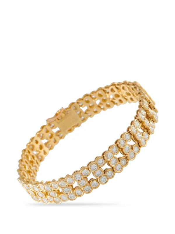 Van Cleef & Arpels Pre-owned Diamond Bracelet in Gold