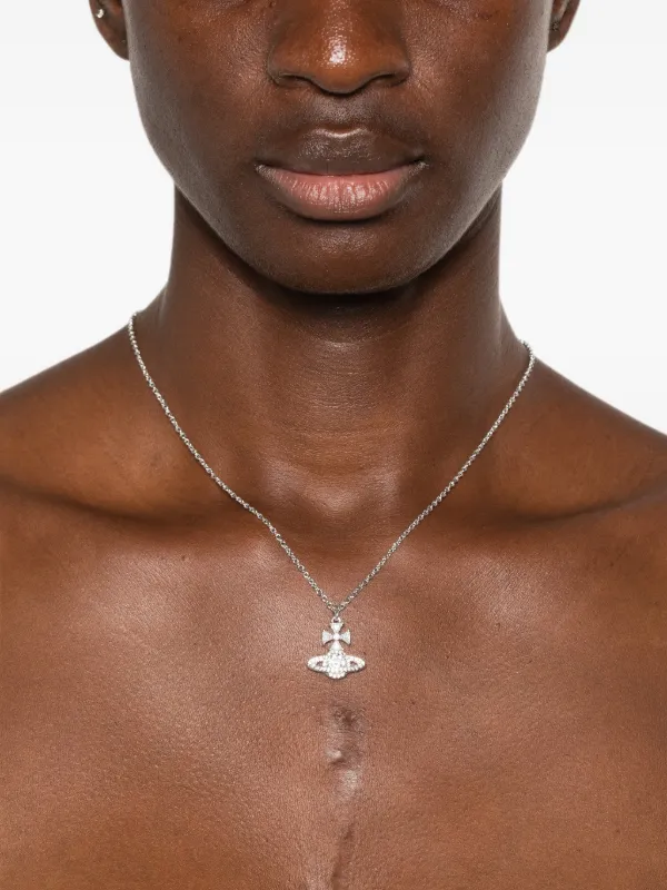 Vivienne Westwood Mila Orb Pendant Necklace | Silver | FARFETCH