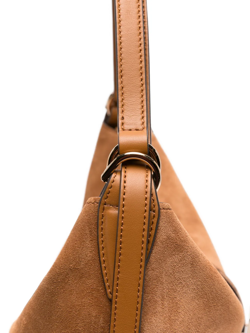 Tod's T Timeless suède shopper Bruin