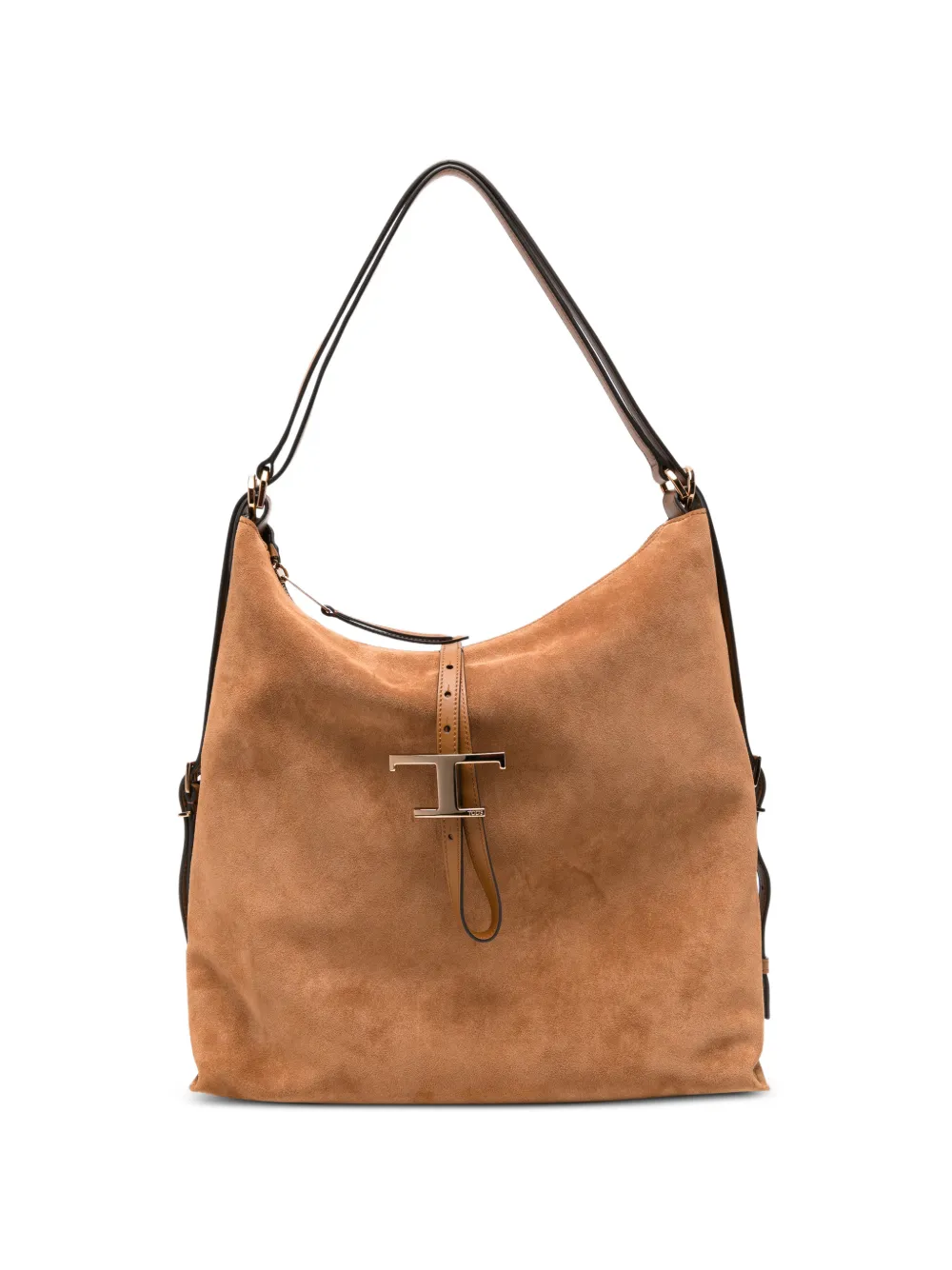 Tod's Borsa tote T Timeless in pelle scamosciata - Marrone