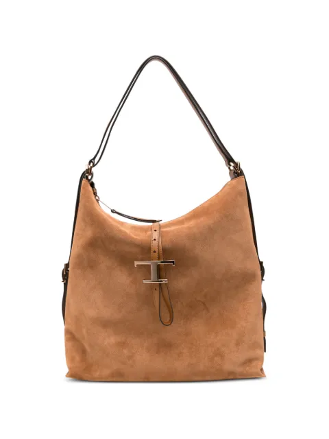 Tod's T Timeless suede tote bag