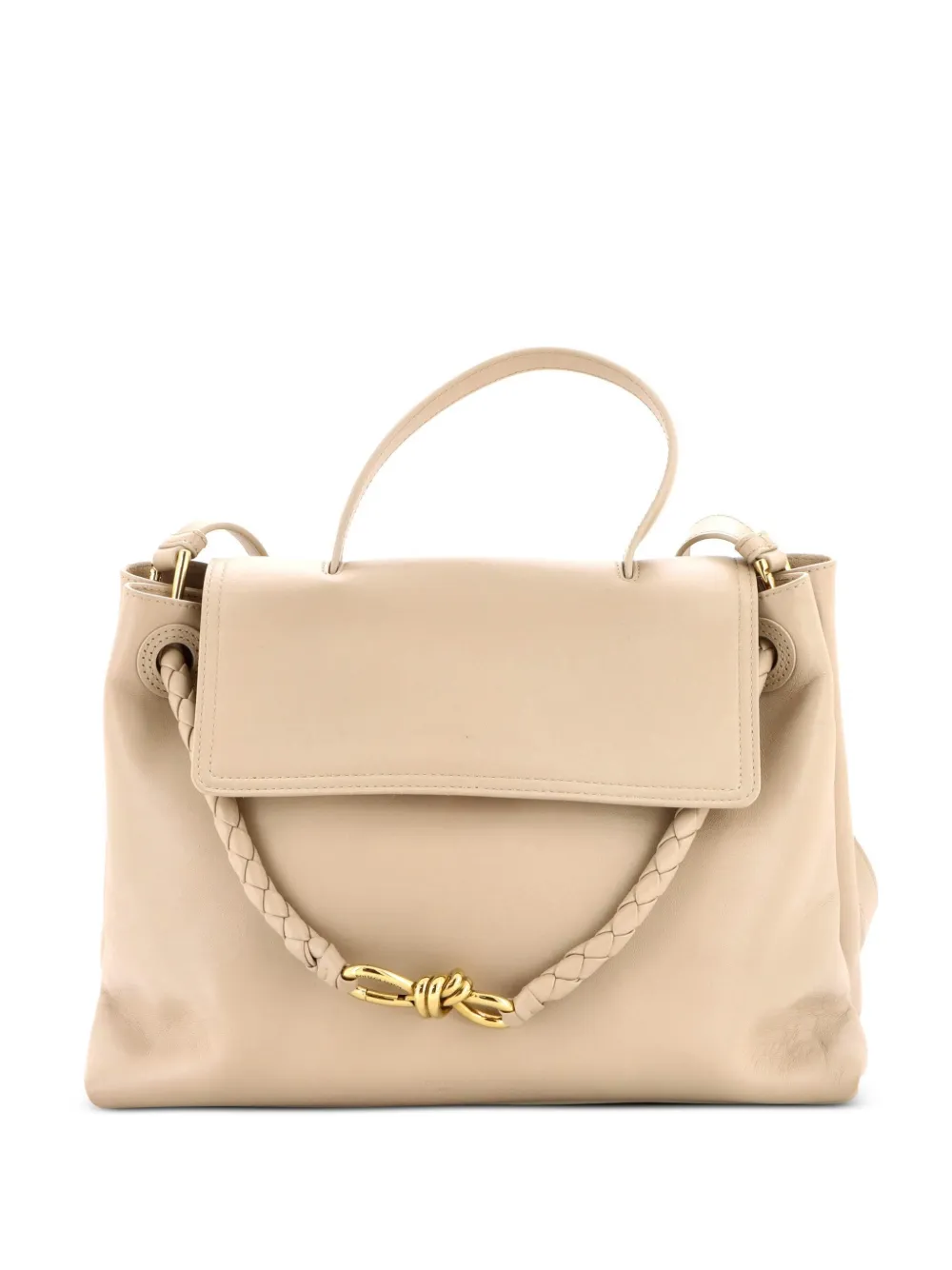 Bottega Veneta Pre-Owned Borsa a tracolla Ciao Ciao media in pelle con dettaglio Intrecciato - Toni neutri