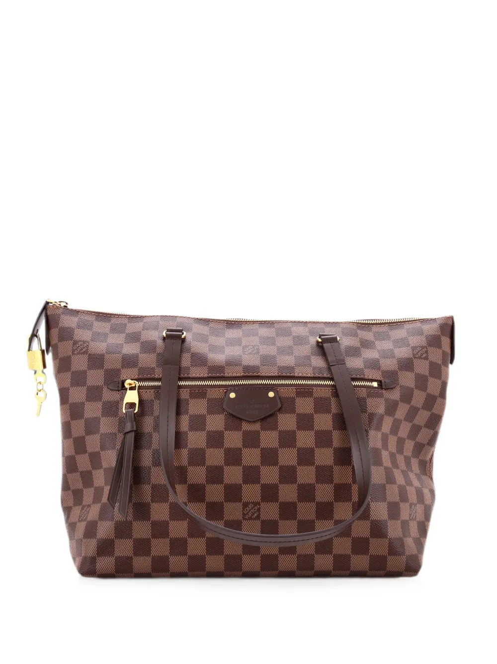 Louis Vuitton Pre-Owned Borsa a spalla Iena MM Damier - Marrone