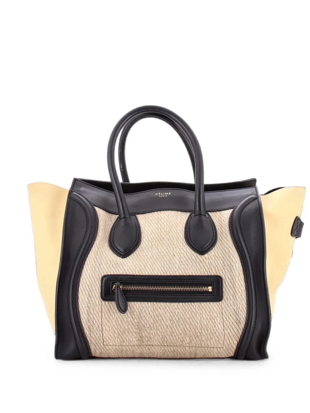 Celine Pre-Owned Borsa tote Luggage mini multicolore in tela e pelle - Toni neutri
