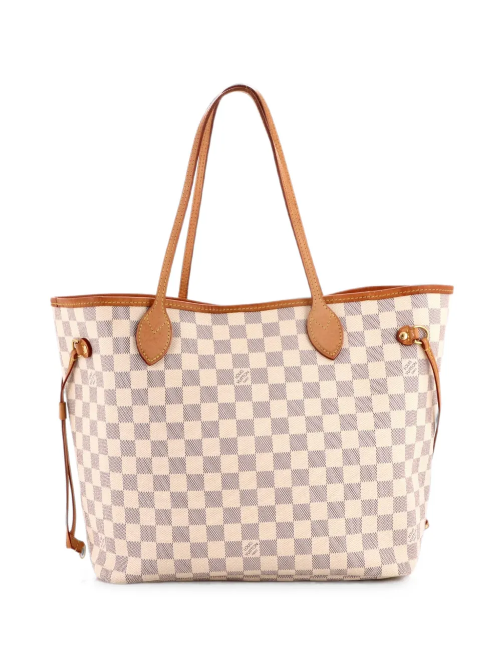 Louis Vuitton Pre-Owned Borsa tote Neverfull NM MM in tela Damier - Bianco