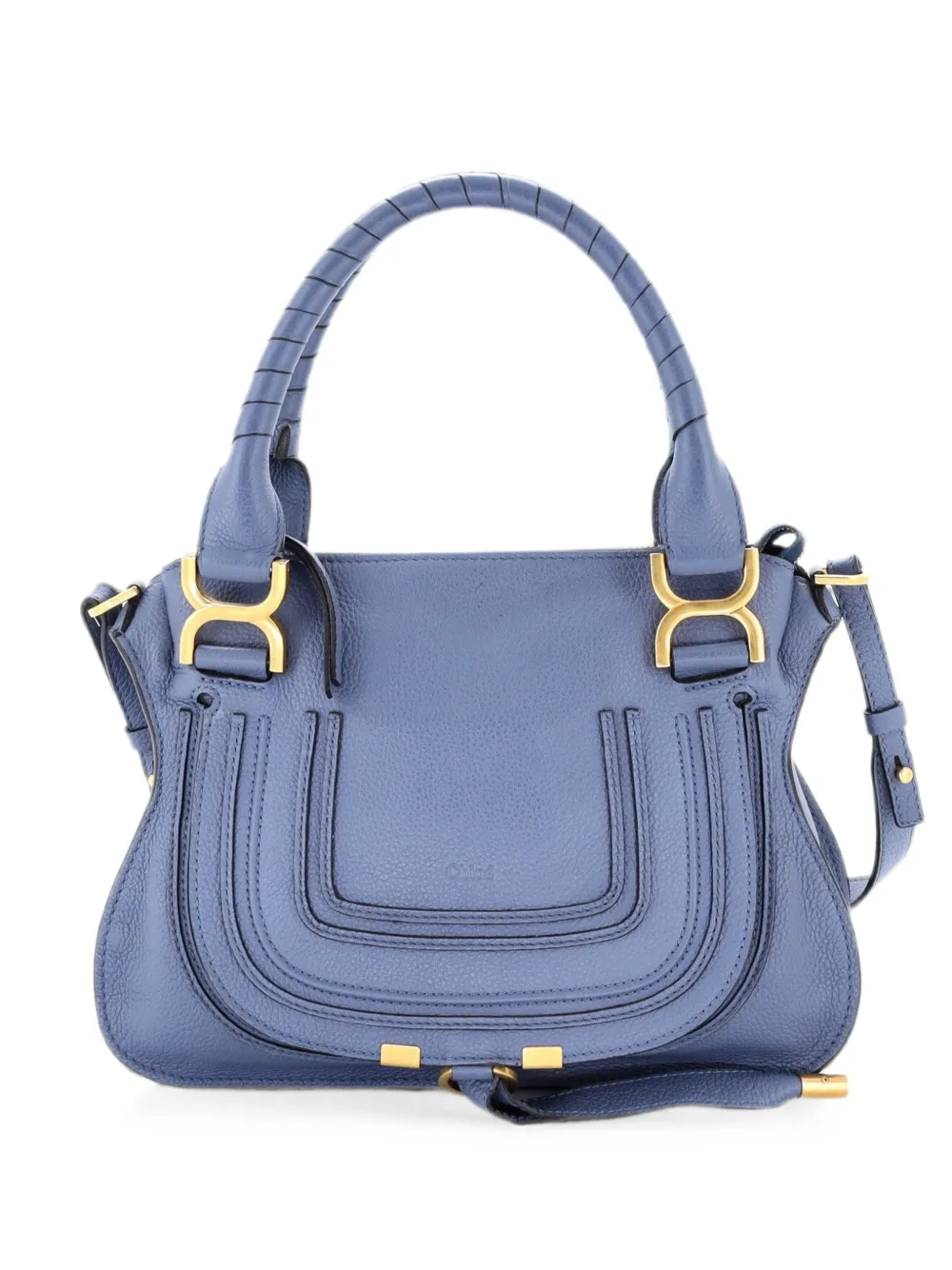 Chloé Pre-Owned Borsa a tracolla Marcie piccola in pelle - Blu