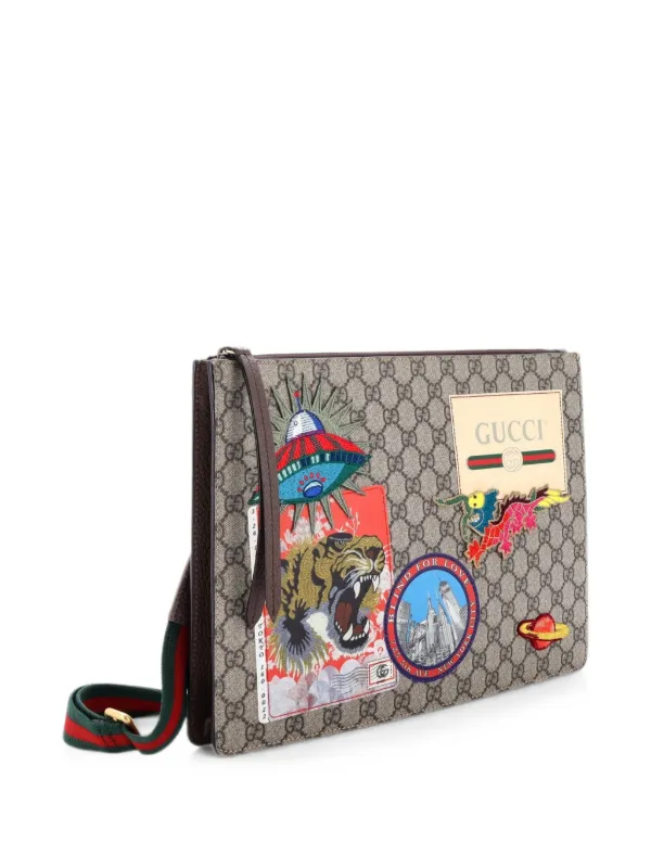 Gucci Pre-Owned クーリエ メッセンジャー GGコーテッドキャンバス 