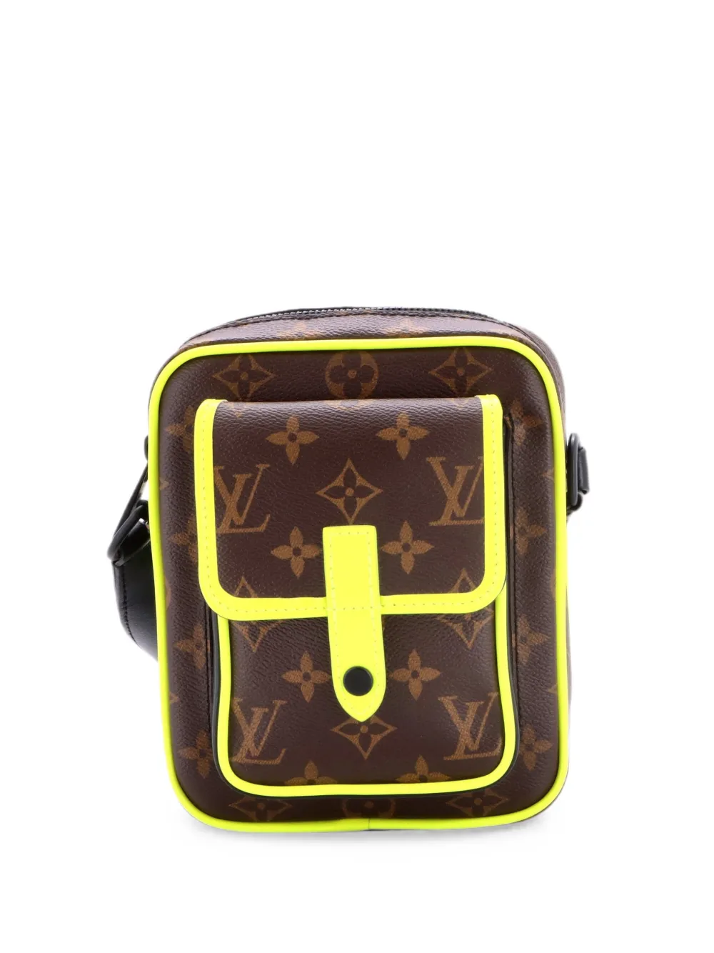 Louis Vuitton Pre-Owned Christopher Wearable Wallet Macassar Monogram Canvas crossbody bag - Grün