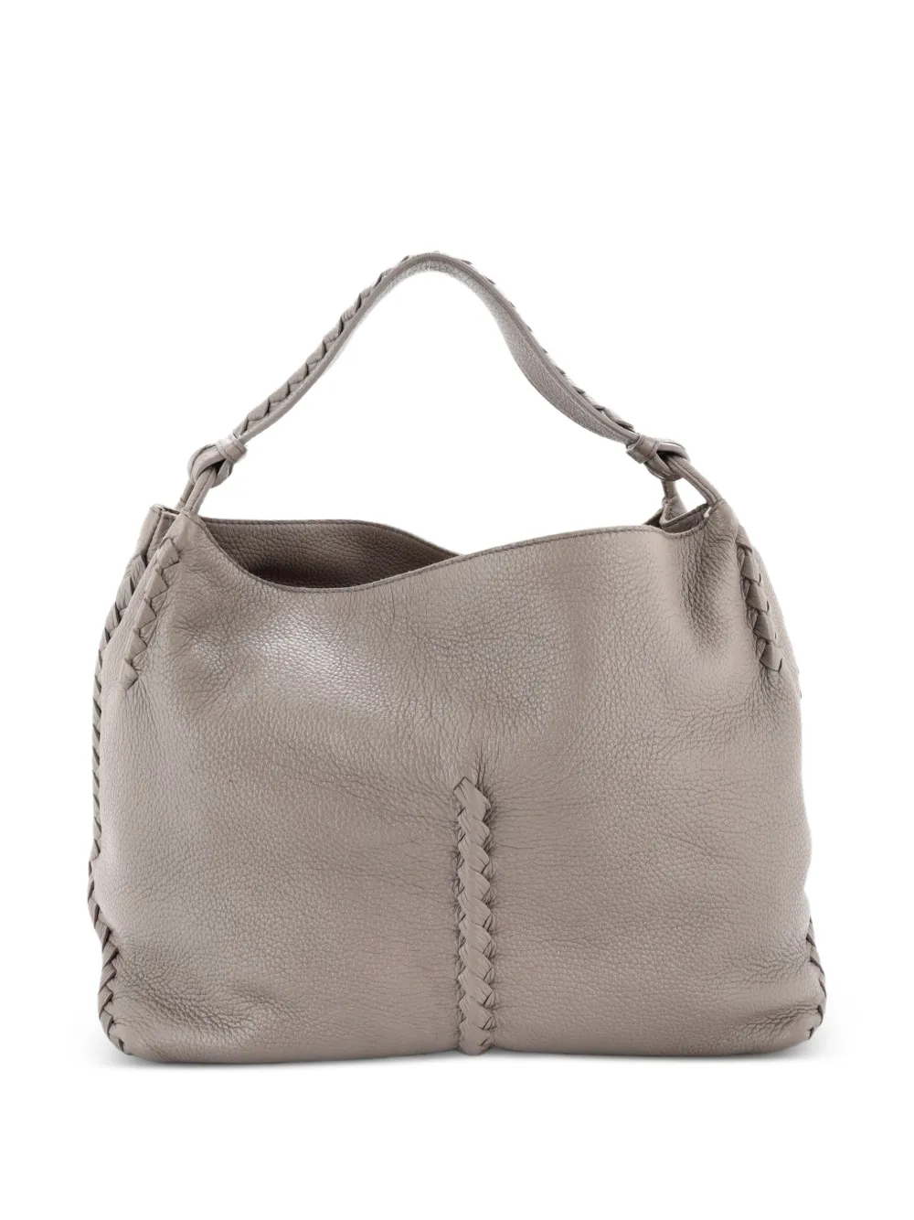 Bottega Veneta Pre-Owned Borsa passepartout media con design Intrecciato - Grigio