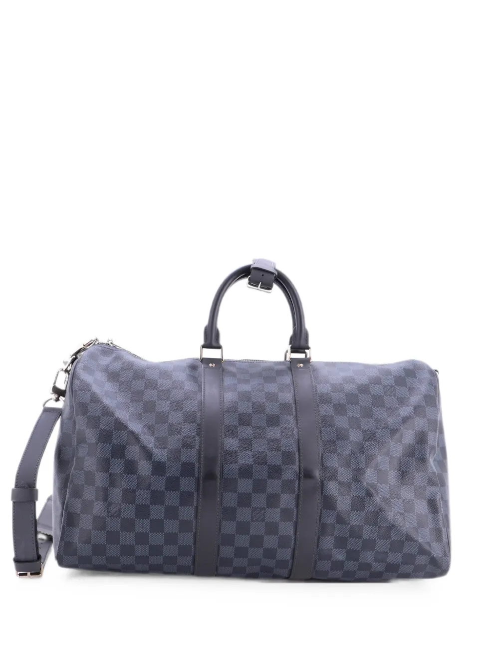 Louis Vuitton Pre-Owned Borsa da viaggio Keepall Bandouliere Bag Damier Cobalt 45 - Blu