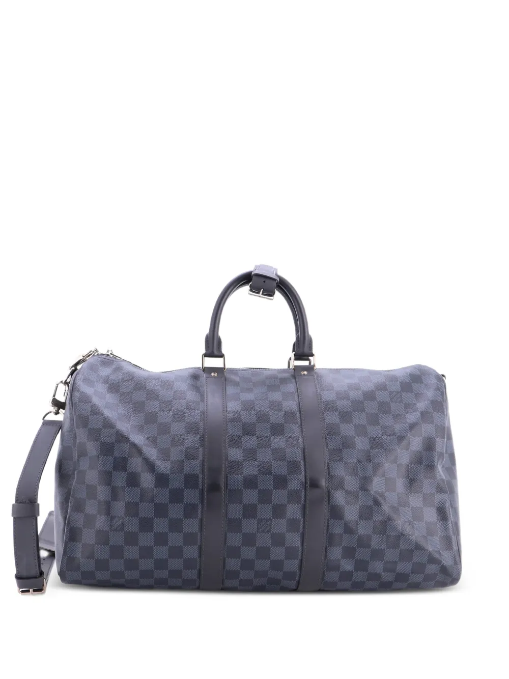 Louis Vuitton Pre-Owned Borsa da viaggio Keepall Bandouliere Bag Damier Cobalt 45 - Blu