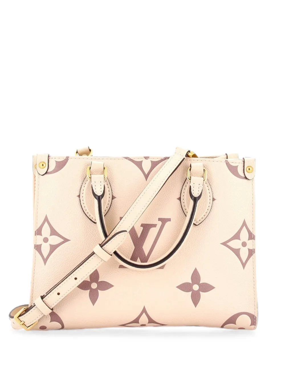 Louis Vuitton Pre-Owned OnTheGo Bicolor Monogram Empreinte Giant PM tote bag - Neutrals