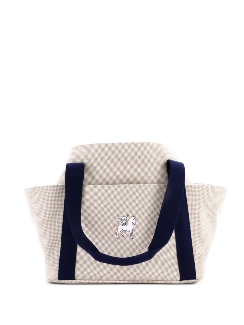 Hermès Pre-Owned Cabriole Nappy Canvas tote bag - Blu