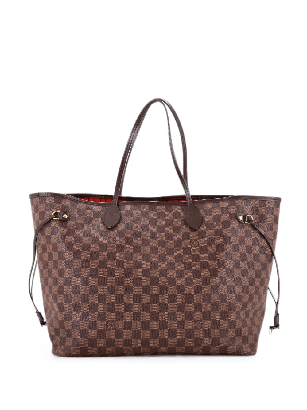 Louis Vuitton Pre-Owned Borsa tote Neverfull GM in tela Damier - Marrone