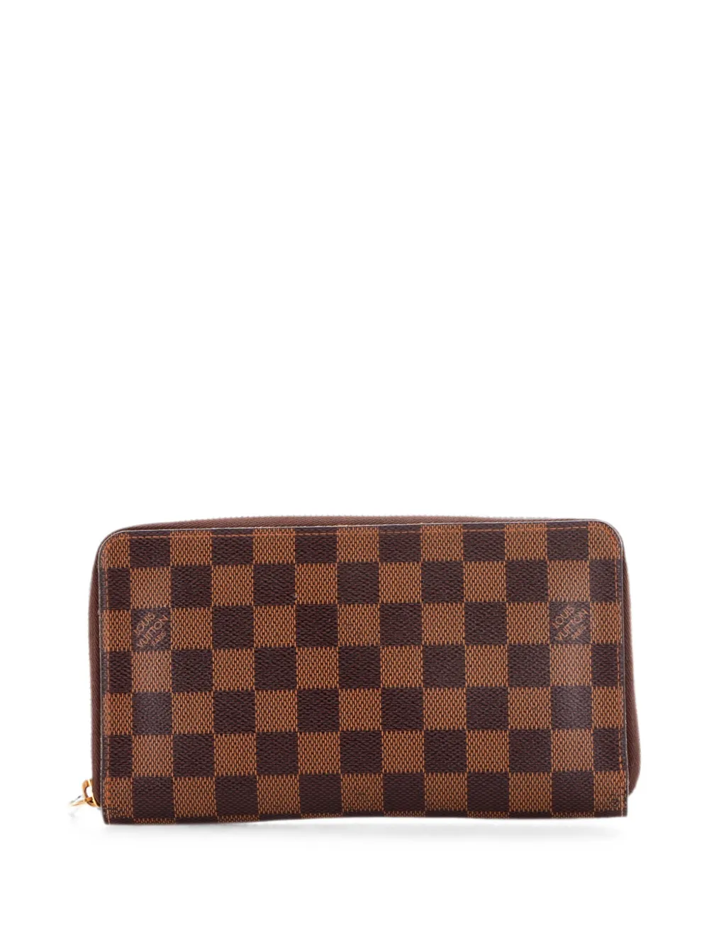 Louis Vuitton Pre-Owned Kleines Zippy Organizer Damier Portemonnaie - Braun