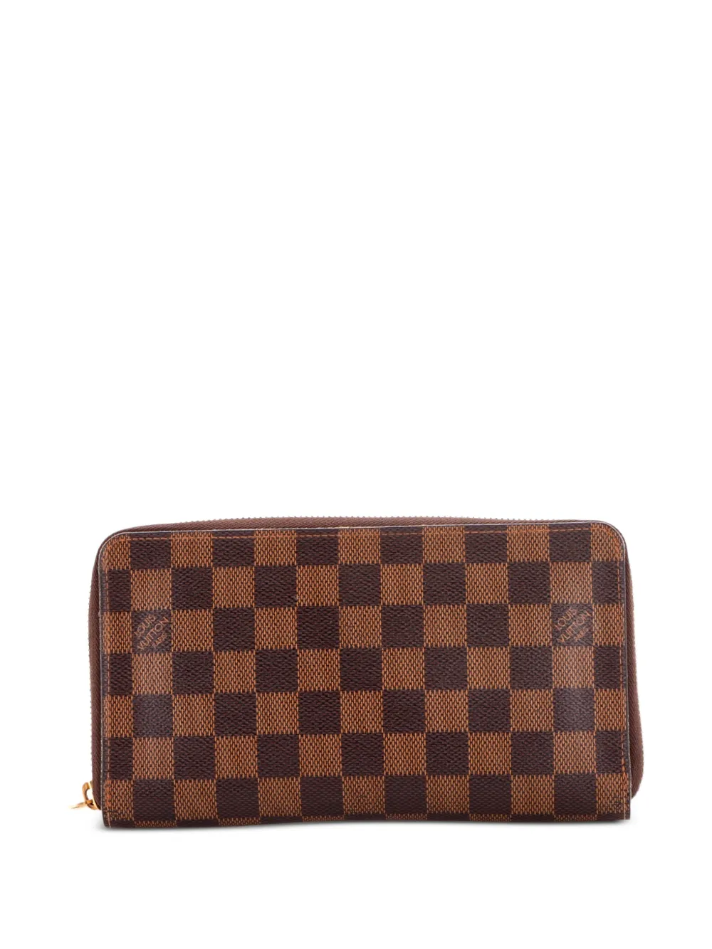 Louis Vuitton Pre-Owned Kleines Zippy Organizer Damier Portemonnaie - Braun