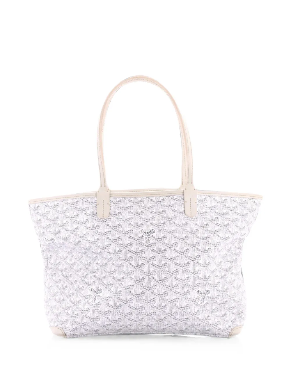 Goyard Pre-Owned Borsa tote Artois PM in tela cerata - Bianco