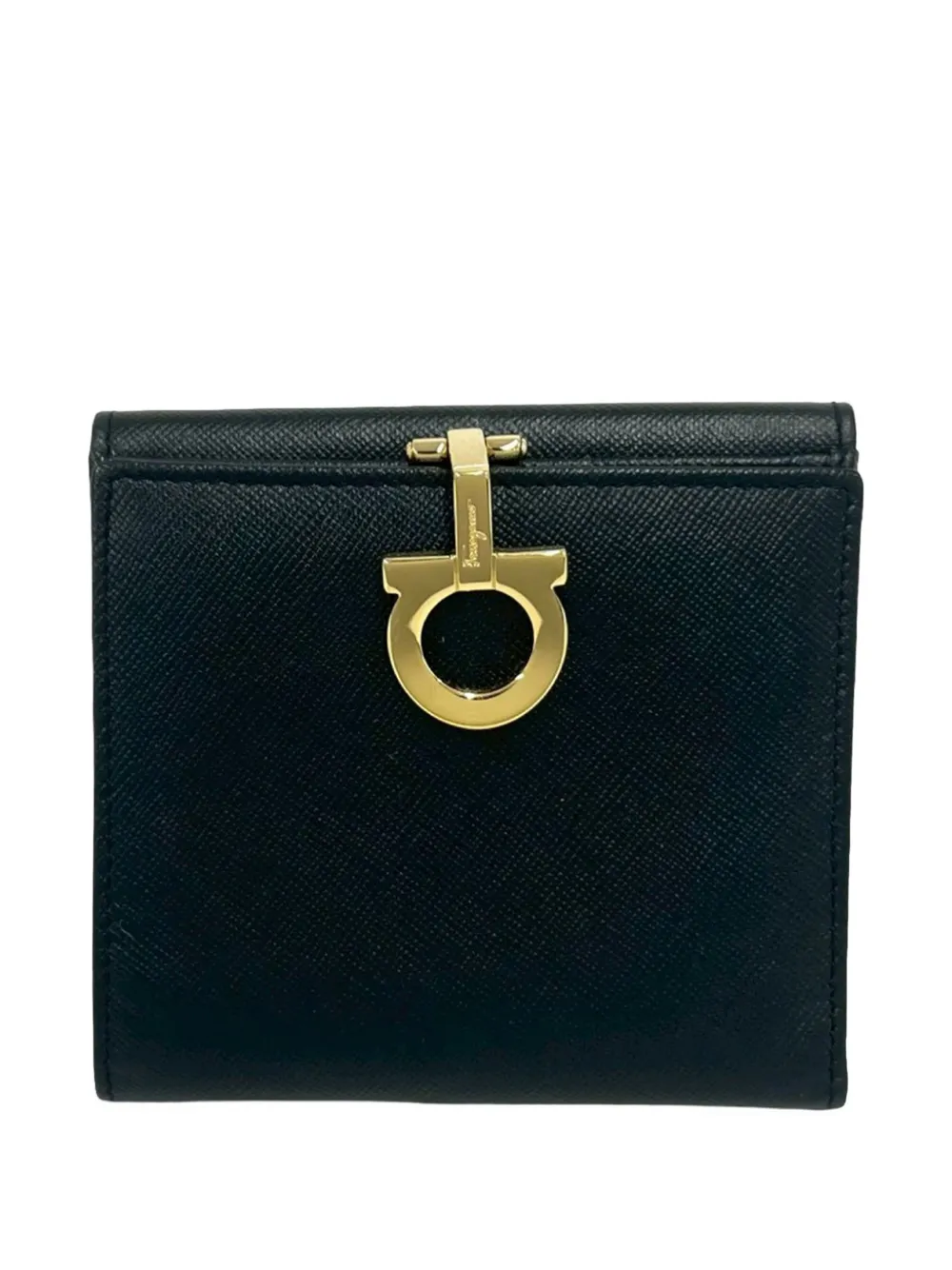 Ferragamo Pre-Owned Portafoglio bi-fold Gancini 2010-2026 - Nero