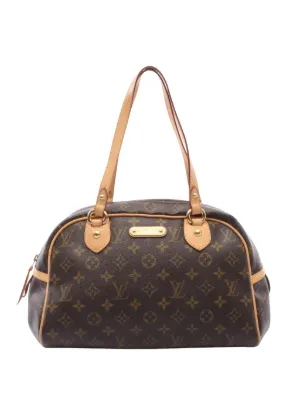 Louis Vuitton Pre-Owned 2011 Montorgueil GM Shoulder Bag | Brown