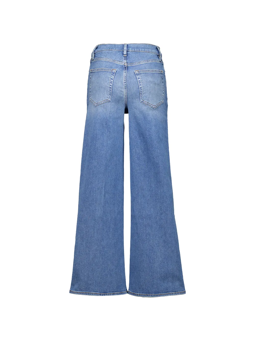 FRAME Le Slim jeans met wijde pijpen Blauw