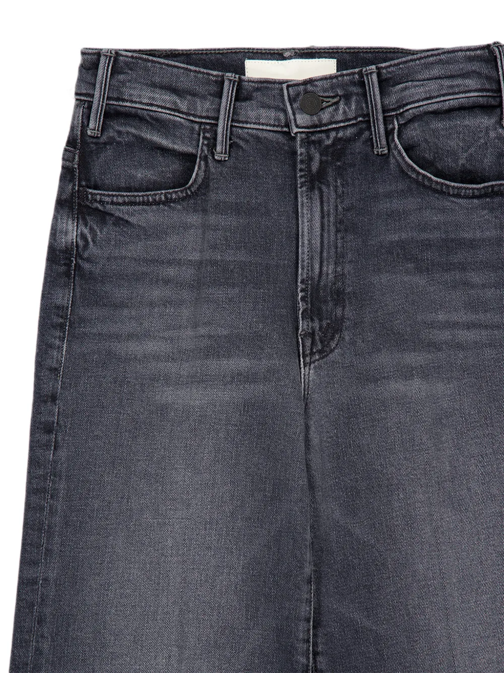 MOTHER The Hustler Roller Sneak jeans met wijde pijpen Grijs
