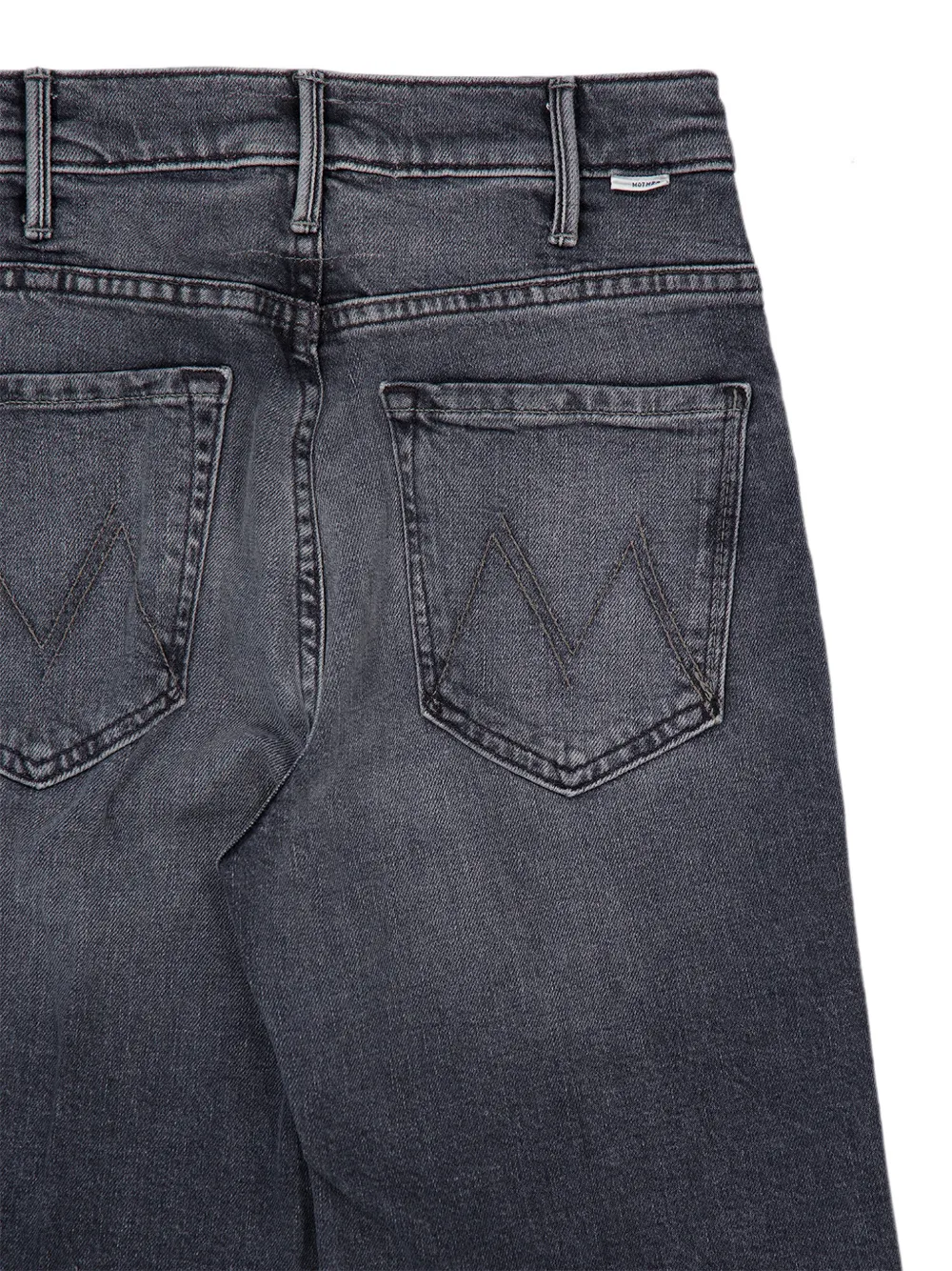 MOTHER The Hustler Roller Sneak jeans met wijde pijpen Grijs