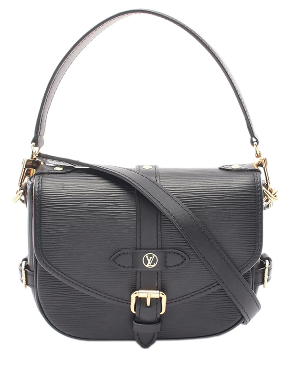 Louis Vuitton Pre-Owned Borsa a tracolla Saumur BB in pelle Épi 2010-2026 - Nero