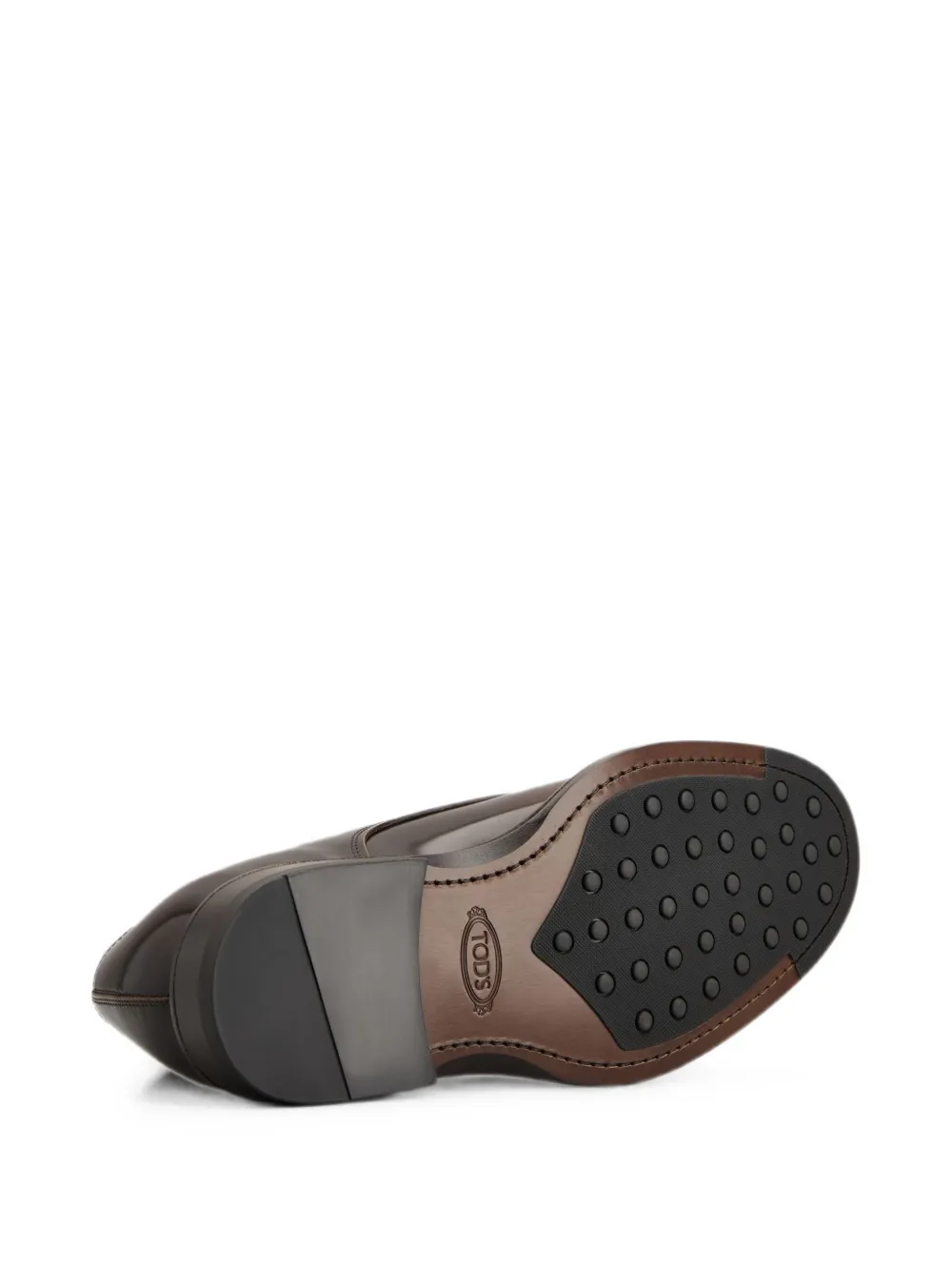 Tod's debossed-logo derby shoes Bruin