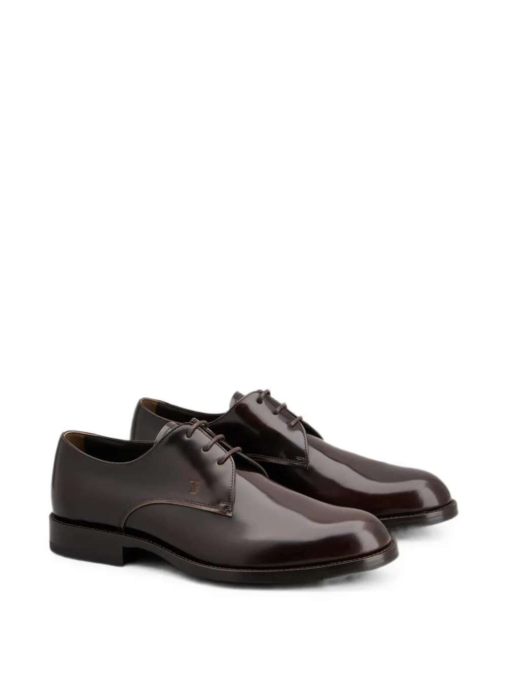 Tod's debossed-logo derby shoes Bruin