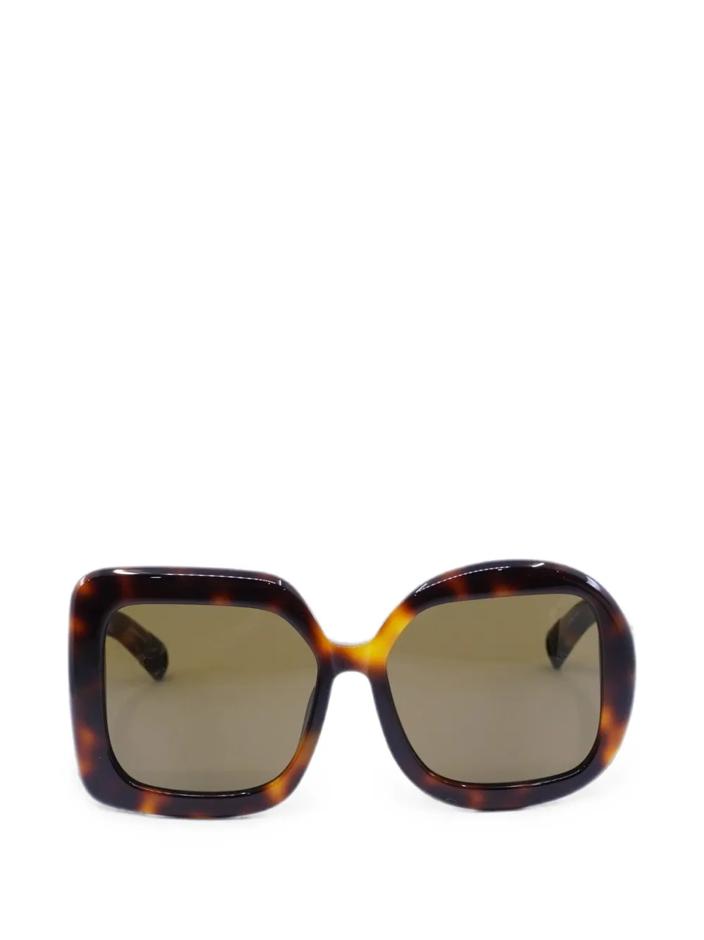 Jacquemus Occhiali da sole squadrati - Marrone