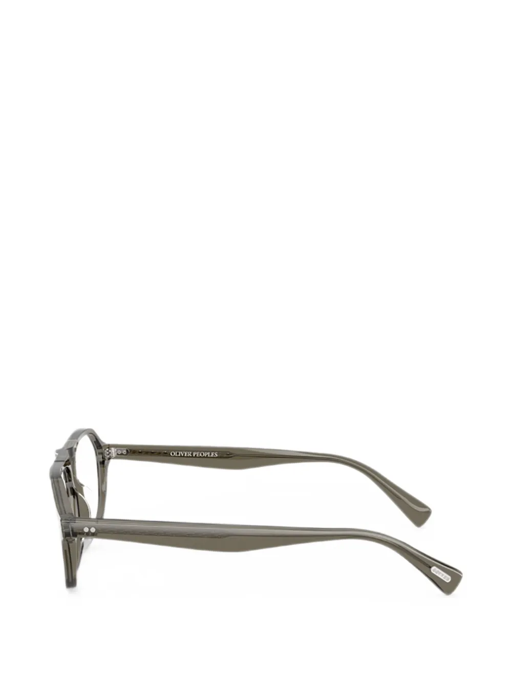 Oliver Peoples Remment bril met geometrisch montuur Groen