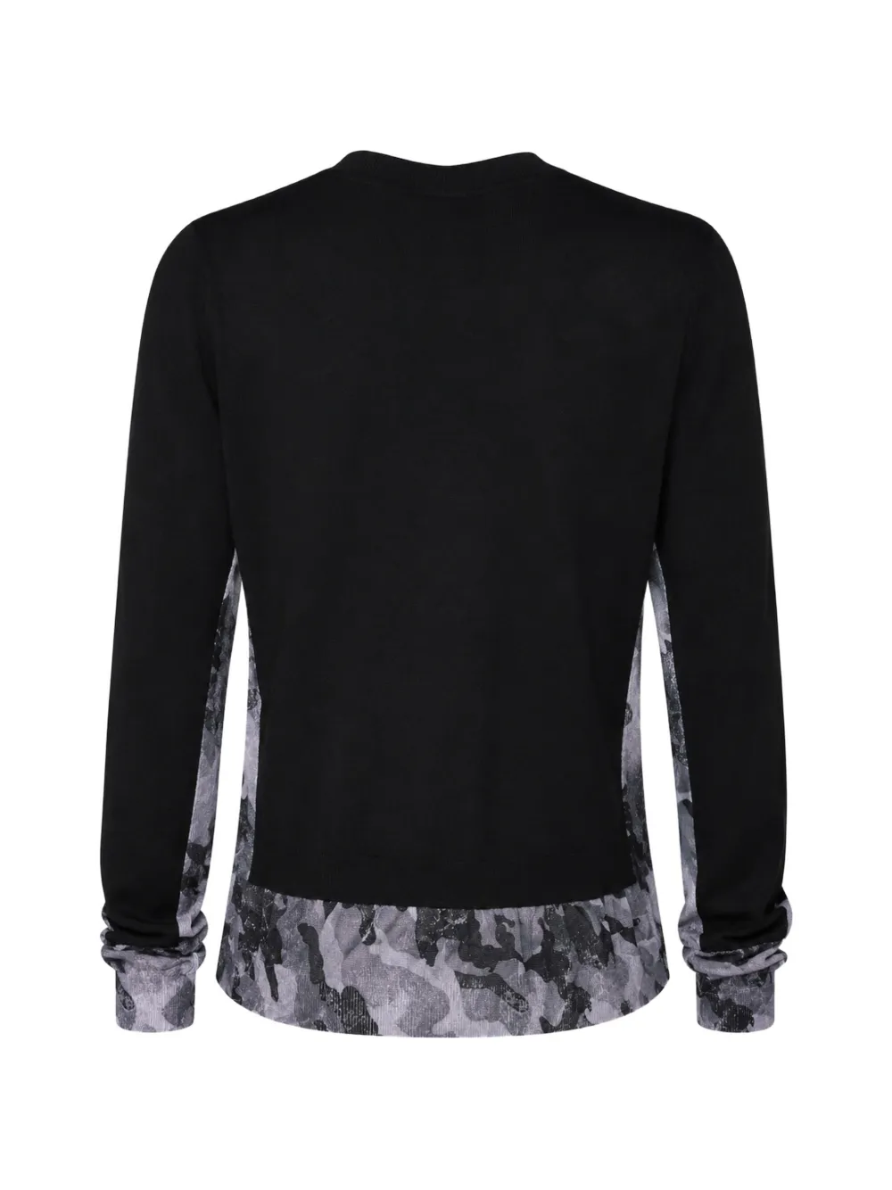 Dolce & Gabbana Trui met camouflageprint en V-hals Zwart