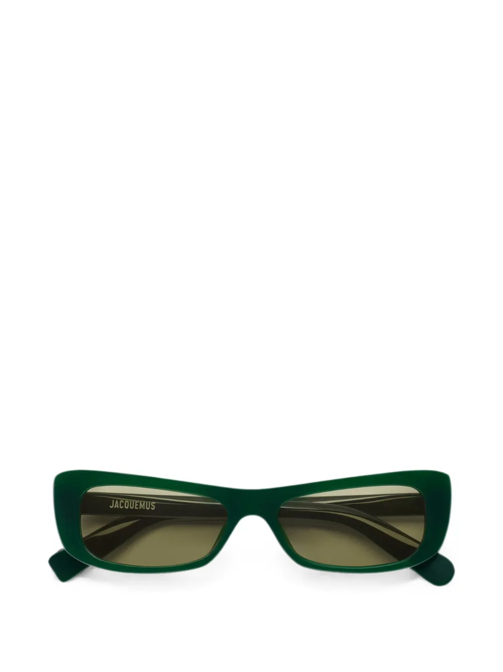 Jacquemus Occhiali da sole rettangolari - Verde