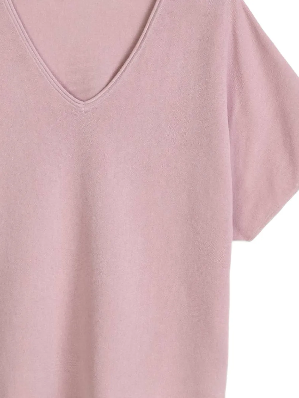 Marc O'Polo T-shirt met V-hals Roze