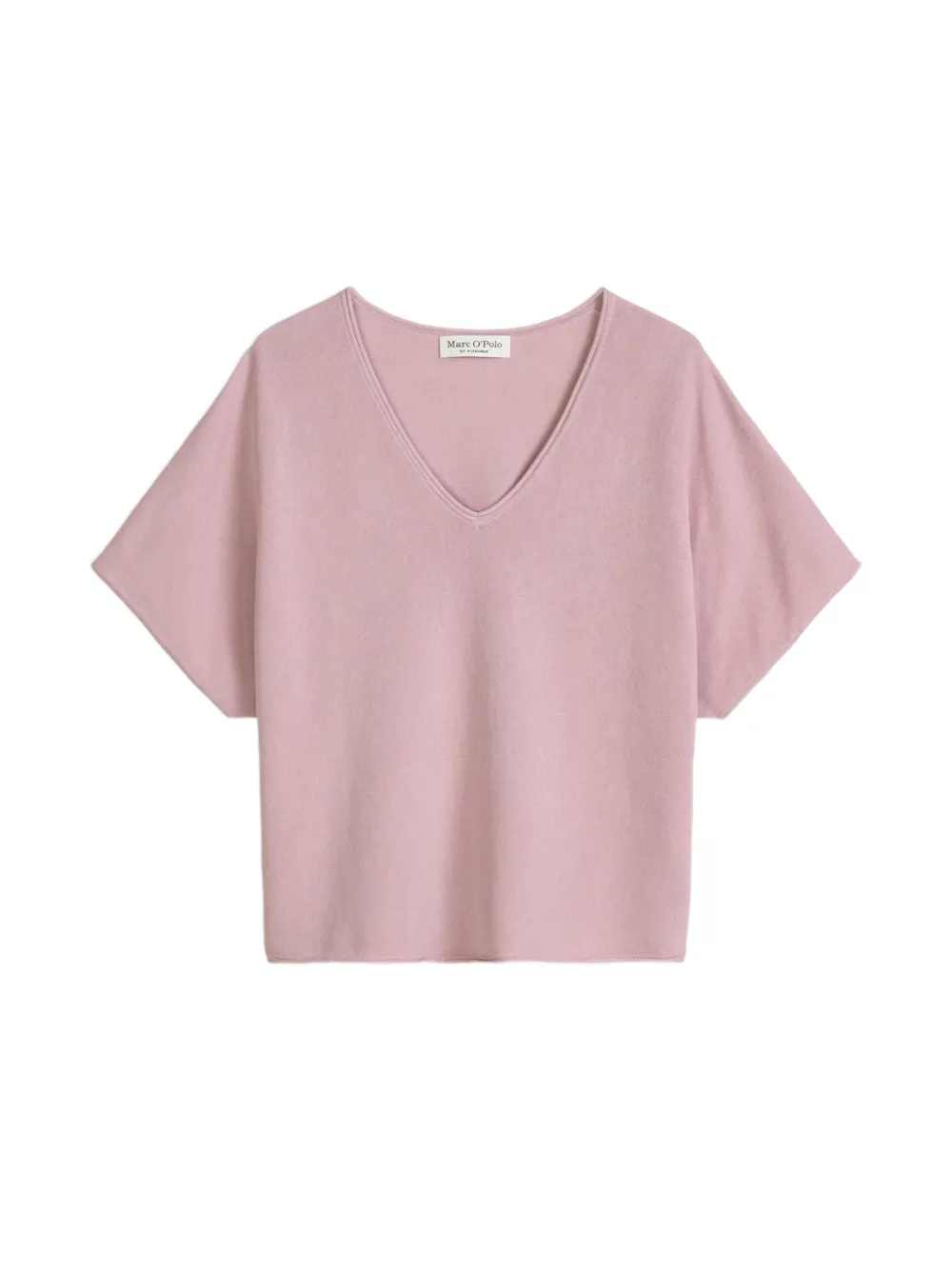 Marc O'Polo T-shirt con scollo a V - Rosa