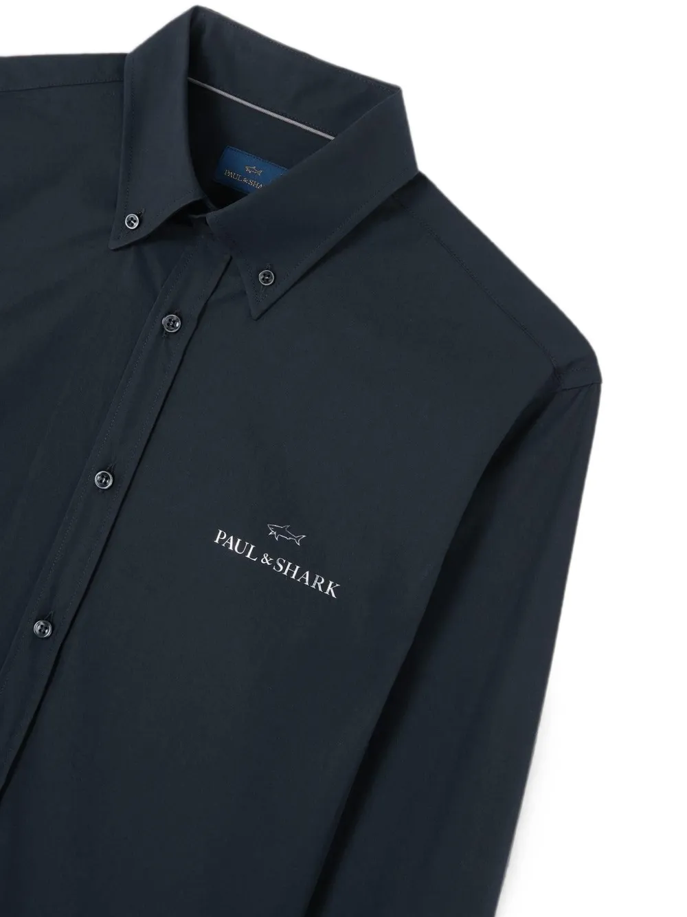 Paul & Shark Overhemd met logoprint Blauw