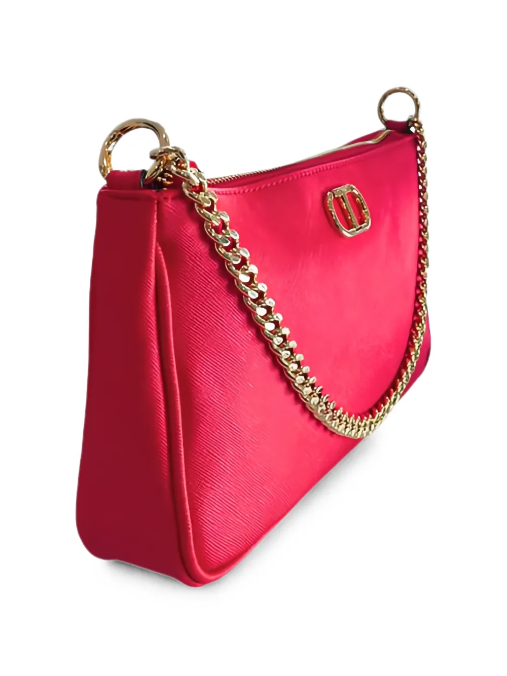TWINSET Petite schoudertas met schakelketting Rood