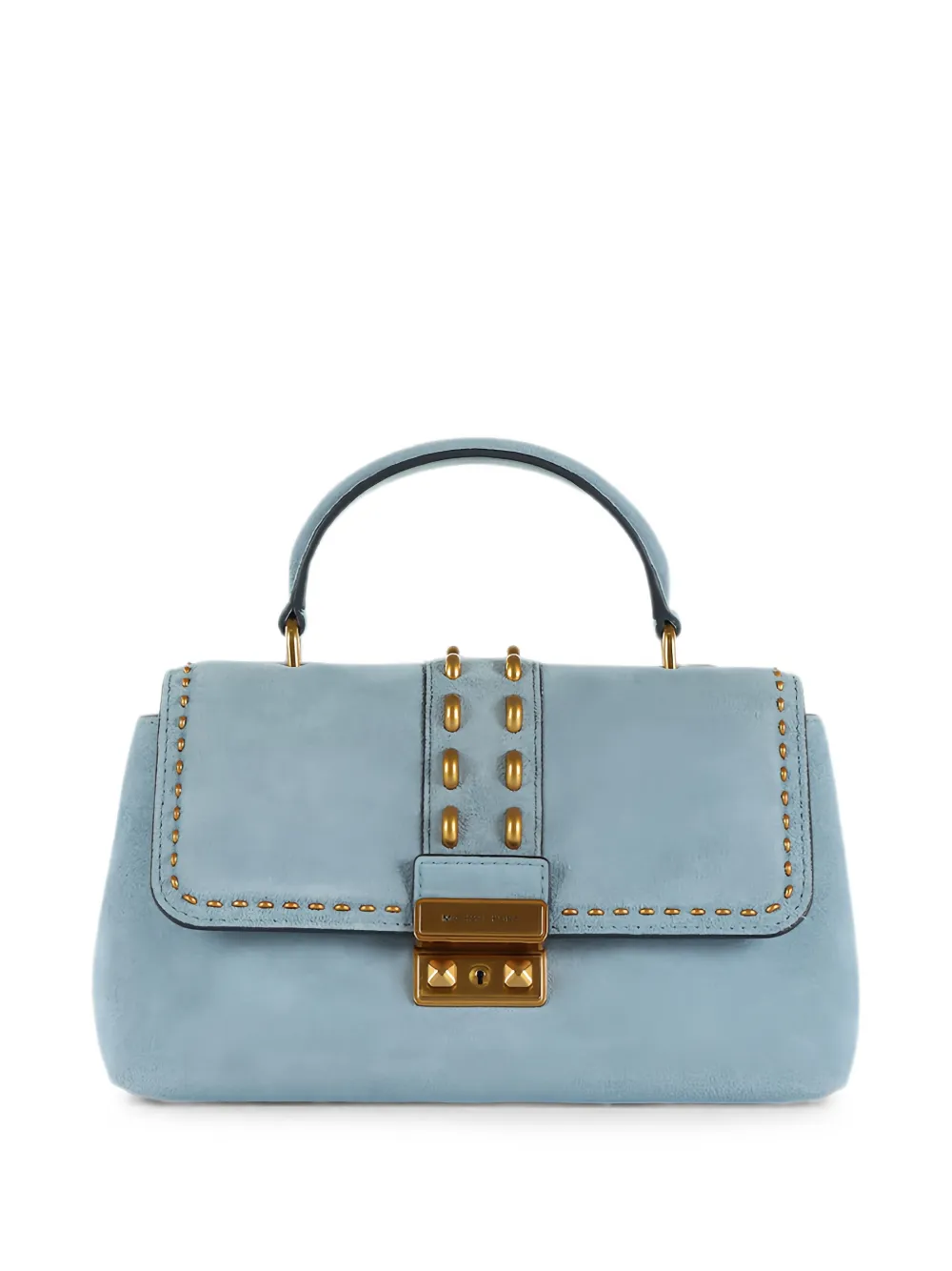 Michael Kors Tribeca stud-embellished shoulder bag - Blue