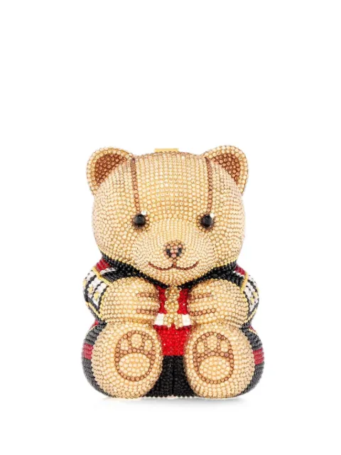 Judith Leiber Teddy Bear Albert crystal-embellished mini bag