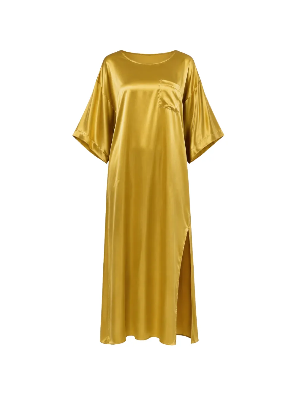 Stephan Janson chest-pocket maxi dress - Gelb
