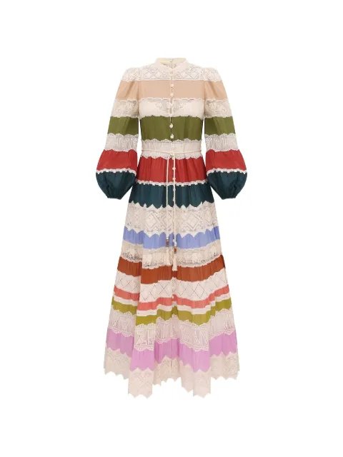 ZIMMERMANN Indra レースパネル ティアードマキシドレス