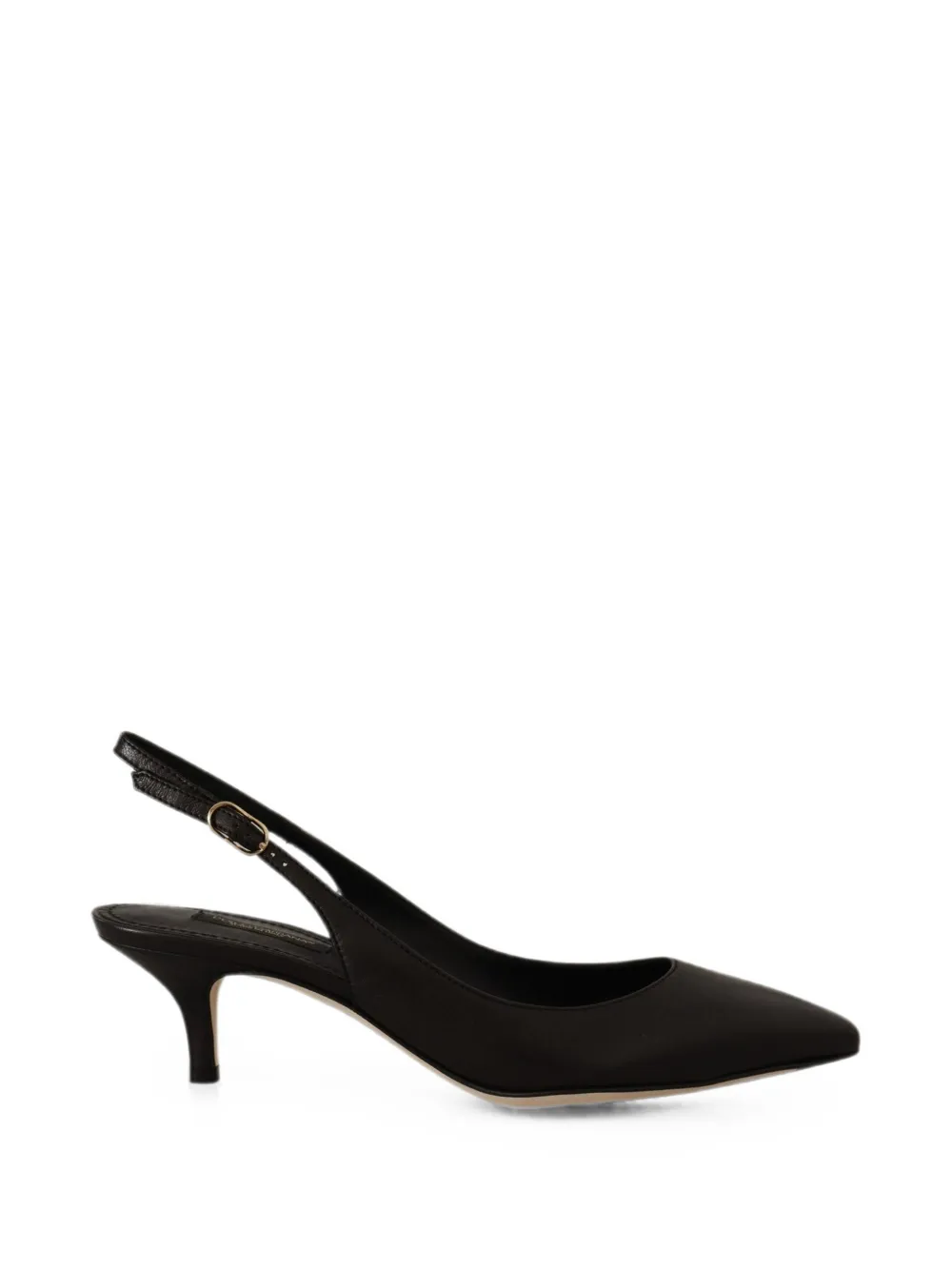 Dolce & Gabbana Pumps a punta con cinturino posteriore 80mm - Nero