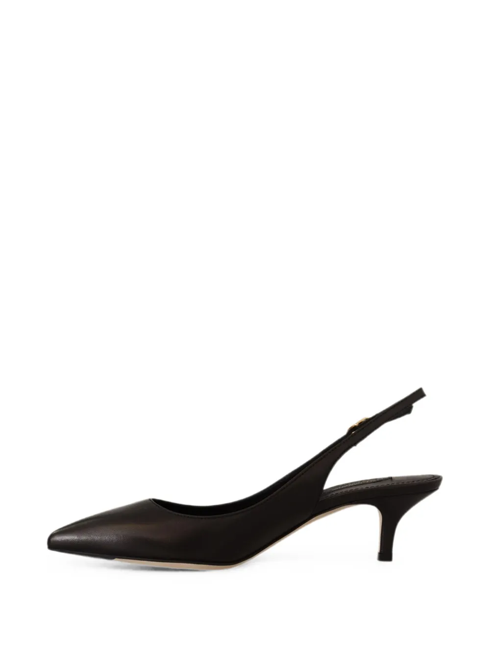 Dolce & Gabbana 80 mm slingback pumps met puntige neus Zwart