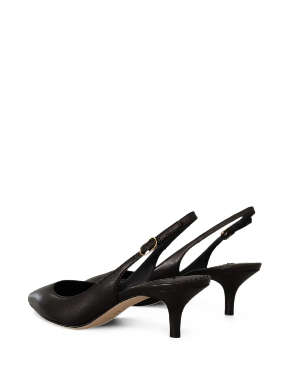 Dolce & Gabbana 80 mm slingback pumps met puntige neus Zwart
