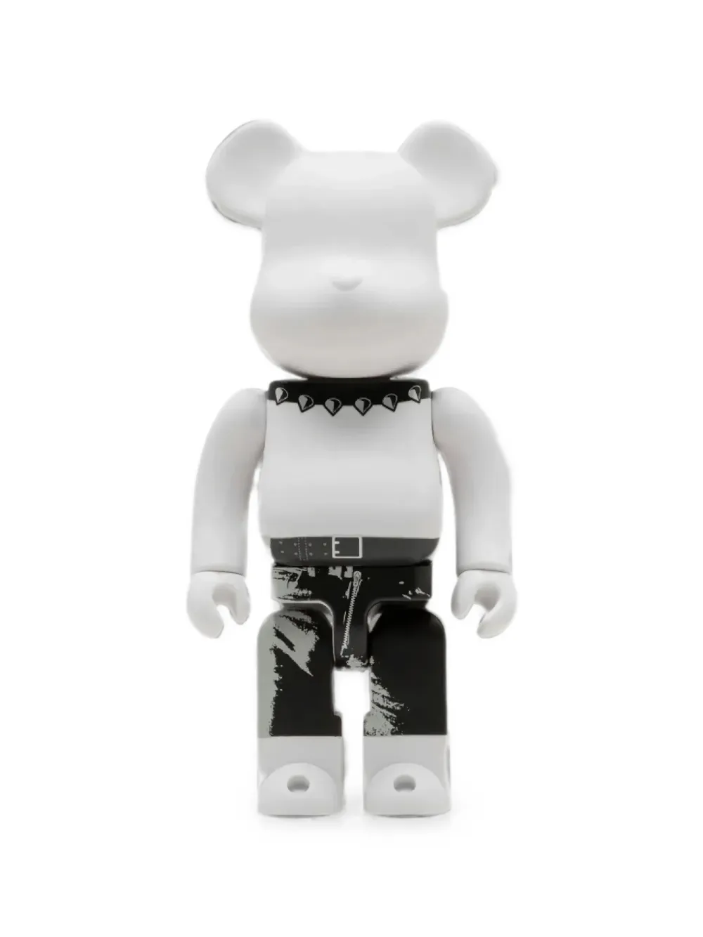 MEDICOM TOY x Andy Warhol x Rolling Stones Sticky Fingers BE@RBRICK figure 1000% - Weiß